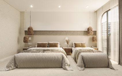 Elegance -Sehir Manzaralı 3 Kisilik